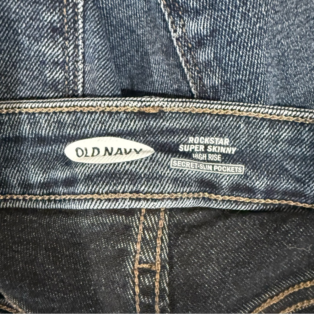 Old Navy Rockstar Super Skinny High Rise Jeans Size 12 - Picture 4 of 5